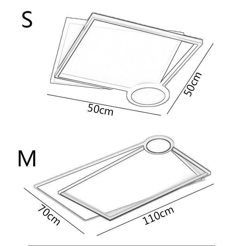 Flush Mount Minimalist Ceiling Light Fixture
