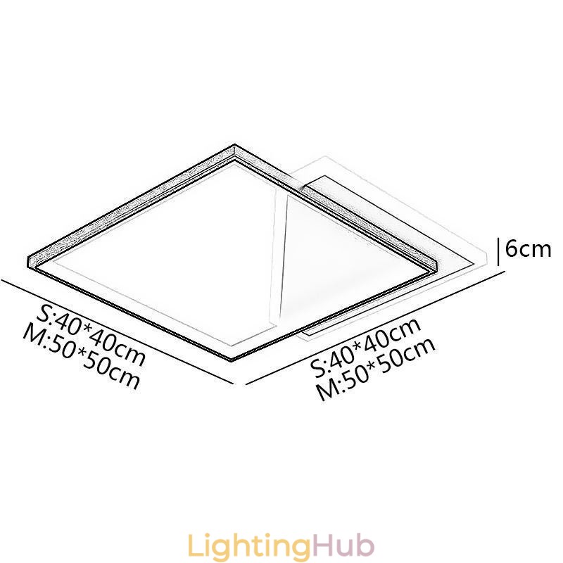Flush Mount Modern Ceiling Light