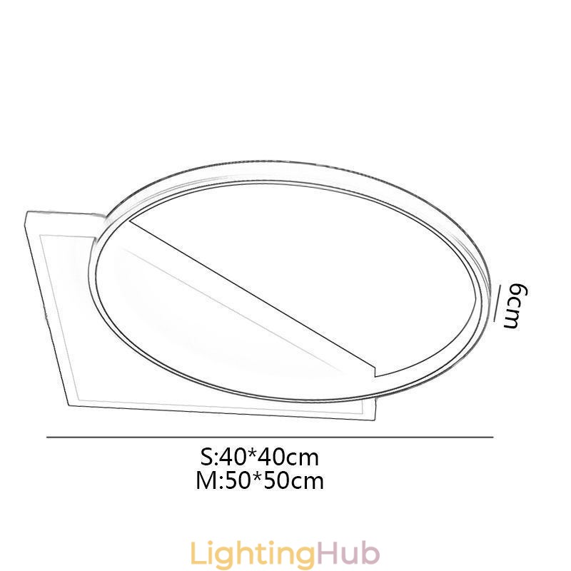 Flush Mount Modern Ceiling Light