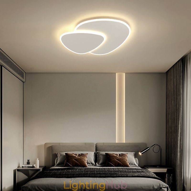 Flush Mount Double Triangle Ceiling Lighting