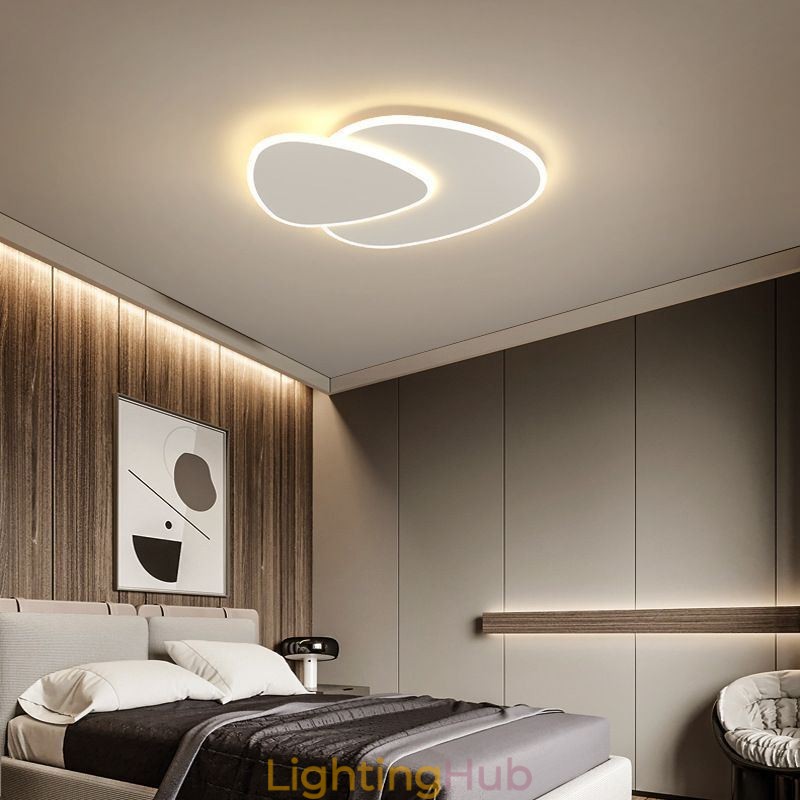 Flush Mount Double Triangle Ceiling Lighting