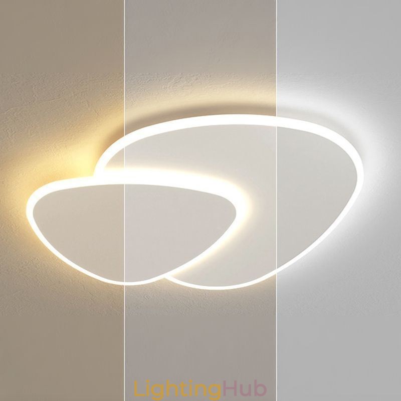 Flush Mount Double Triangle Ceiling Lighting