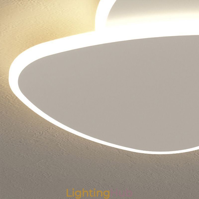 Flush Mount Double Triangle Ceiling Lighting