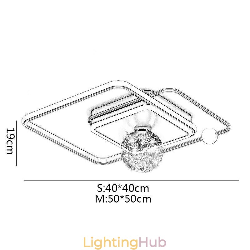 Flush Mount Home Decor Modern Ceiling Light Fixture