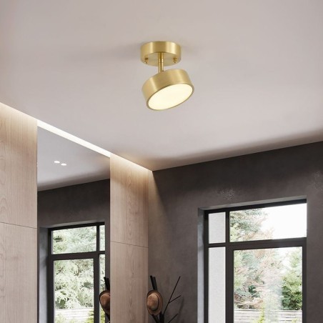 Gold Copper Mini Round Ceiling Light