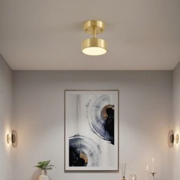 Gold Copper Mini Round Ceiling Light