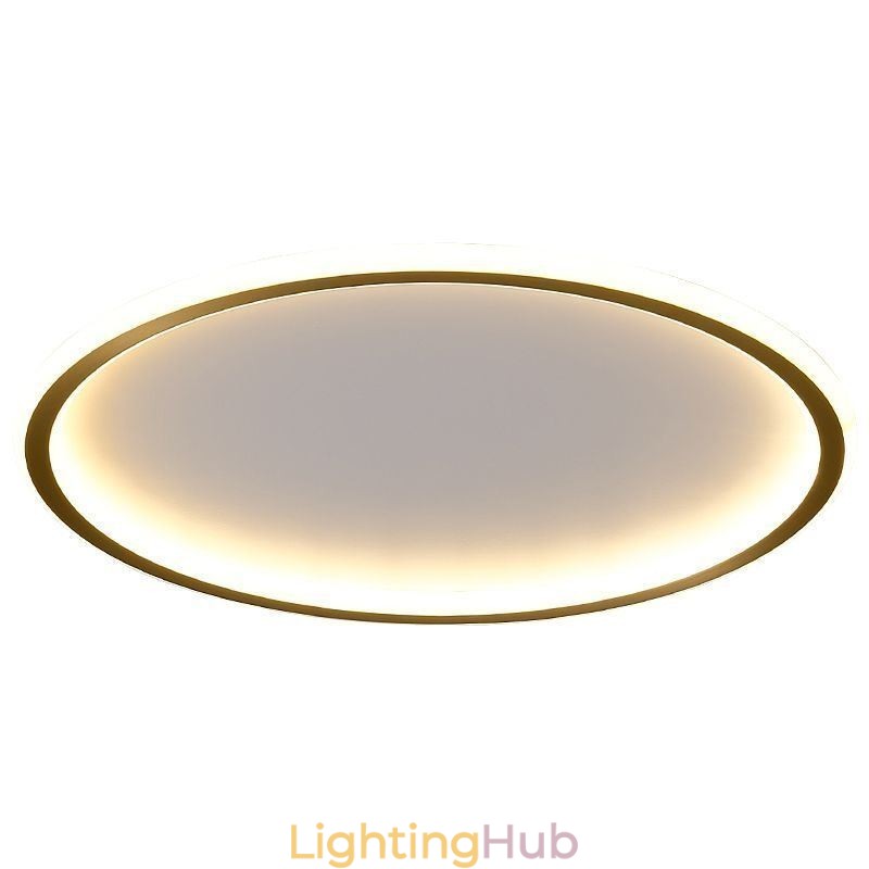 Flush Mount Ceiling Light Round Light Fixtures Tricolor Dimming