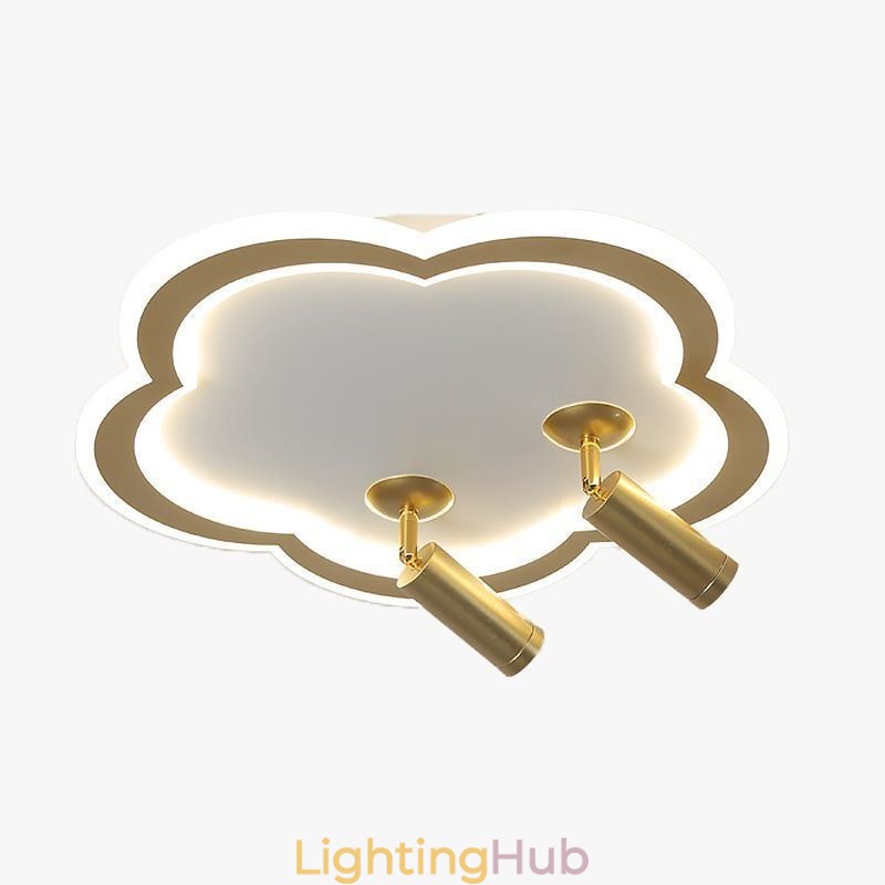 Flush Mount Acrylic Flower Shape Ceiling Light Spotlight