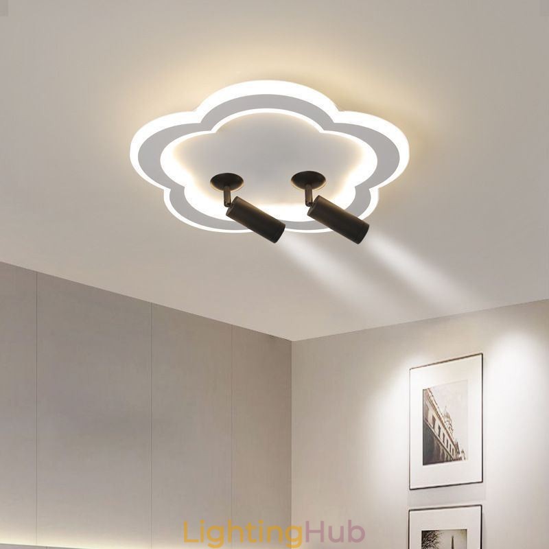 Flush Mount Acrylic Flower Shape Ceiling Light Spotlight