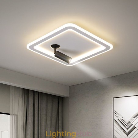 Square Flush Mount Ceiling Light Acrylic Spotlight Square Flush Mount Ceiling Light Acrylic Spotlight