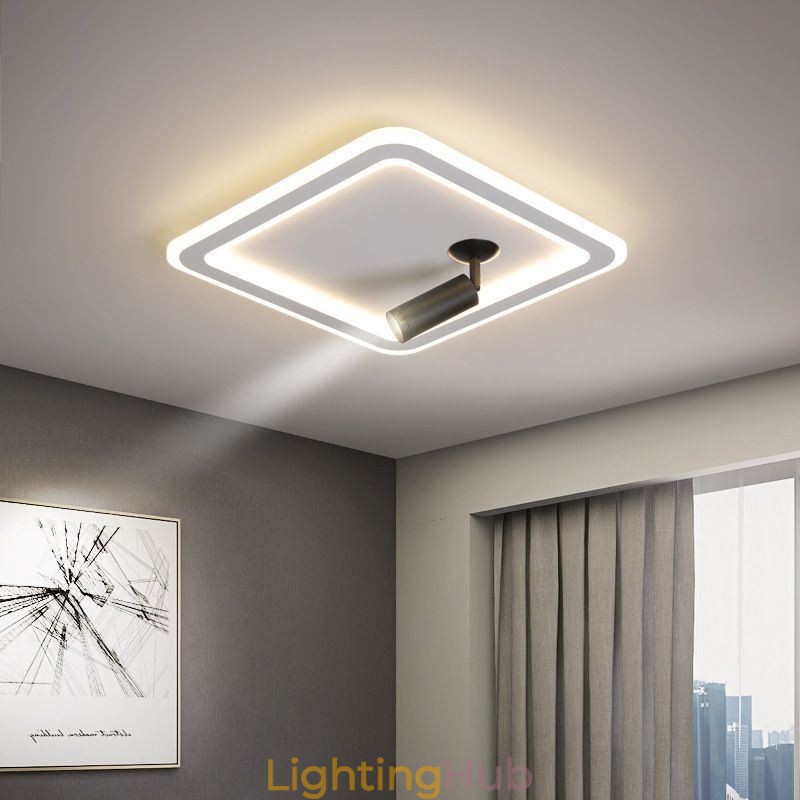 Square Flush Mount Ceiling Light Acrylic Spotlight