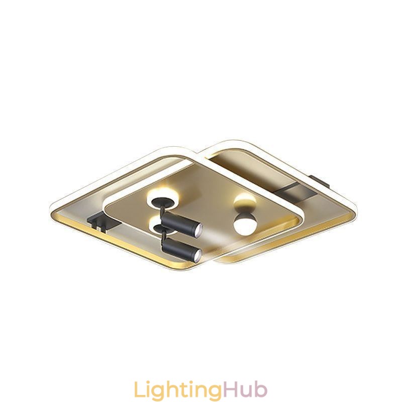 Square Flush Mount Acrylic Ceiling Light Spotlight