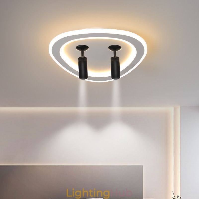 Ceiling Light Acrylic Triangle Flush Mount Spotlight