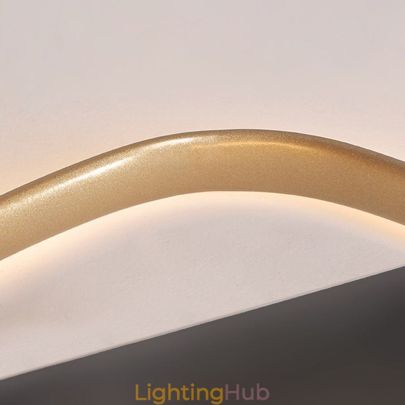 Flush Mount Brushed Gold Heart Shape Lighting Spotlight
