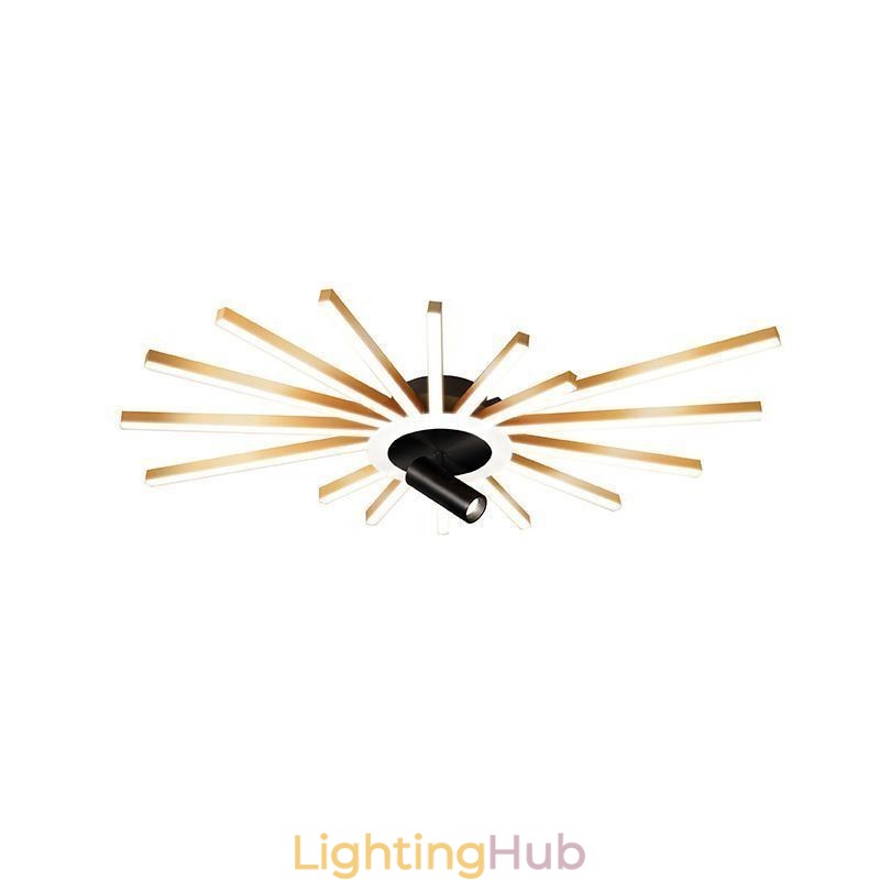 Flush Mount Acrylic Irregular Linear Lamp Spotlight