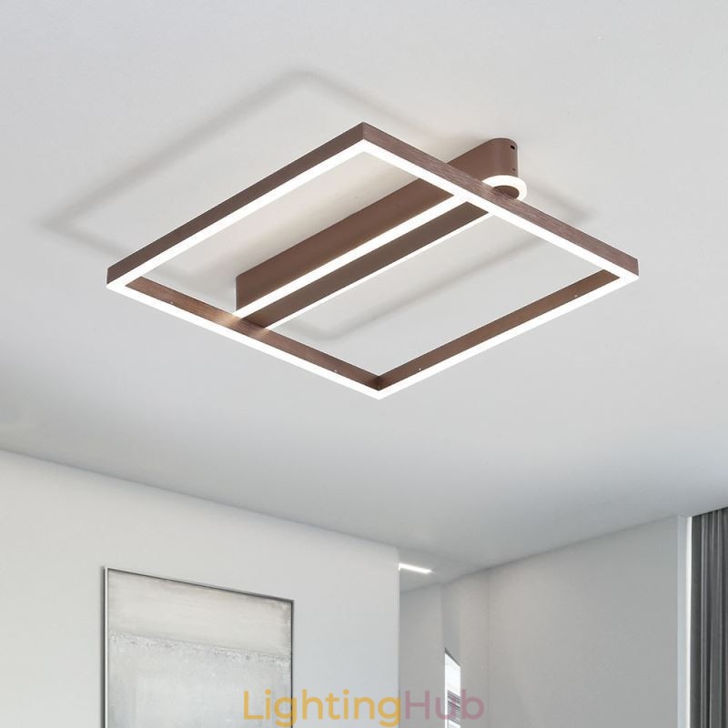 Acrylic Square Flush Mount Ceiling Light