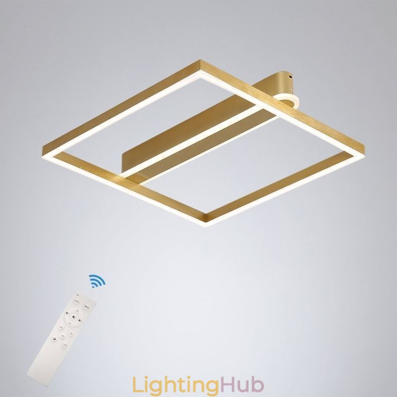 Acrylic Square Flush Mount Ceiling Light