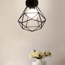 Diamond Shaped Flush Mount Ceiling Light