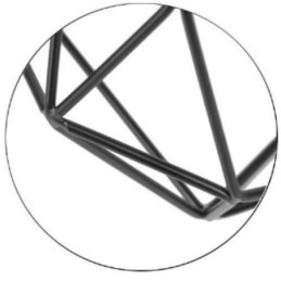 Diamond Shaped Flush Mount Ceiling Light