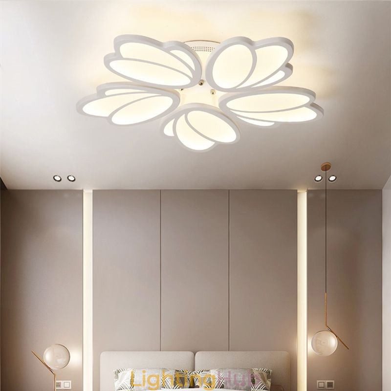 Modern Flush Mount Ceiling Light Tulip Decorative Lighting