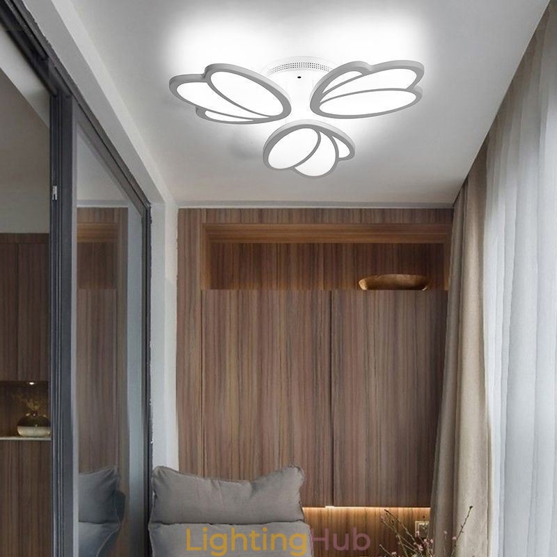 Modern Flush Mount Ceiling Light Tulip Decorative Lighting