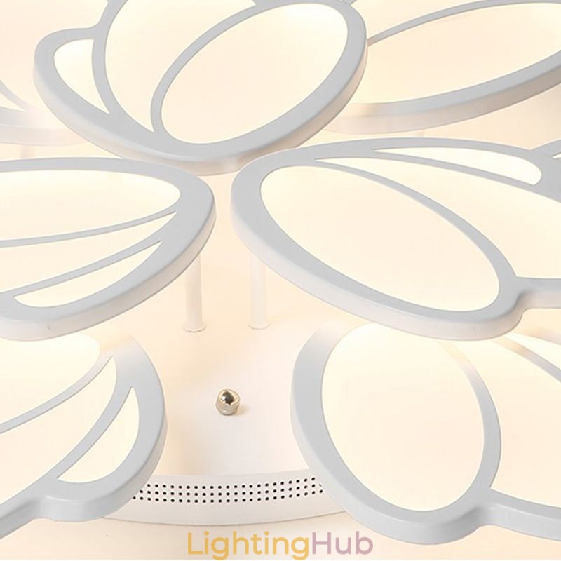 Modern Flush Mount Ceiling Light Tulip Decorative Lighting