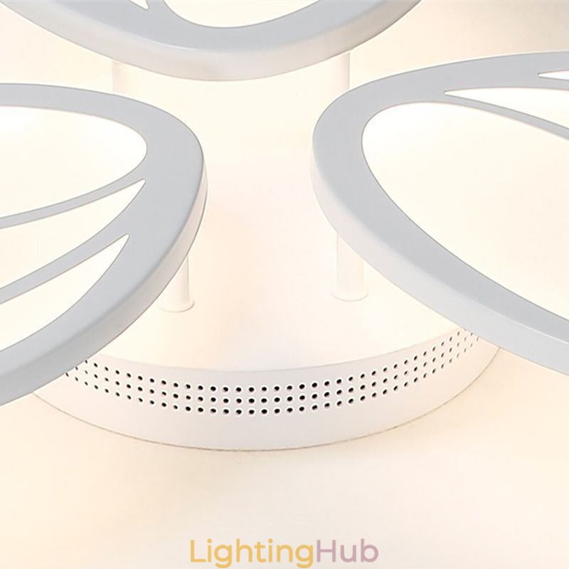 Modern Flush Mount Ceiling Light Tulip Decorative Lighting