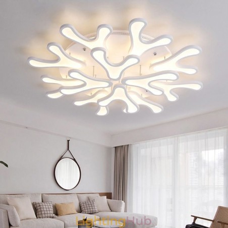 Acrylic Antler Flush Mount Ceiling Light Acrylic Antler Flush Mount Ceiling Light