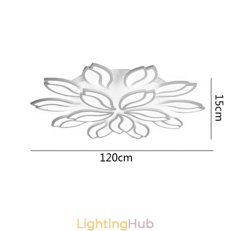 Acrylic Flower Flush Mount Ceiling Light