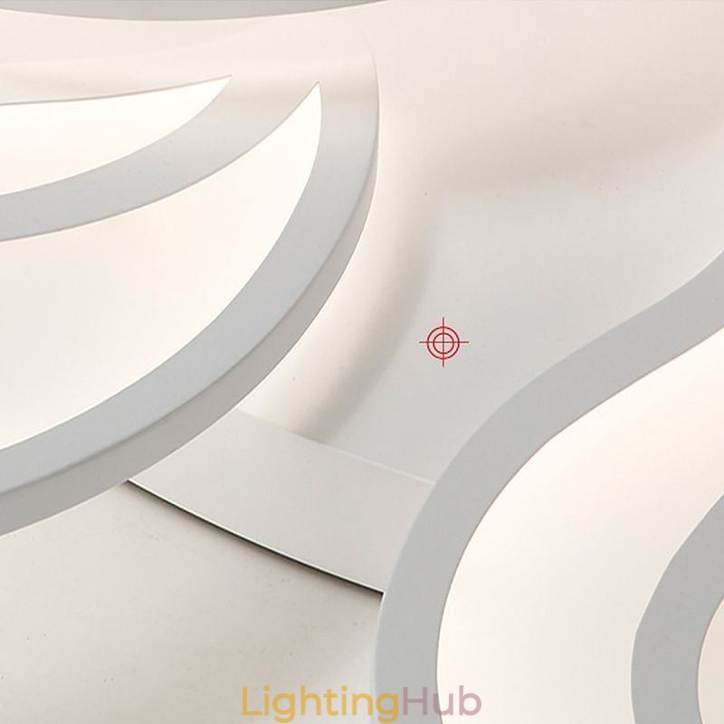 Acrylic Flower Flush Mount Ceiling Light