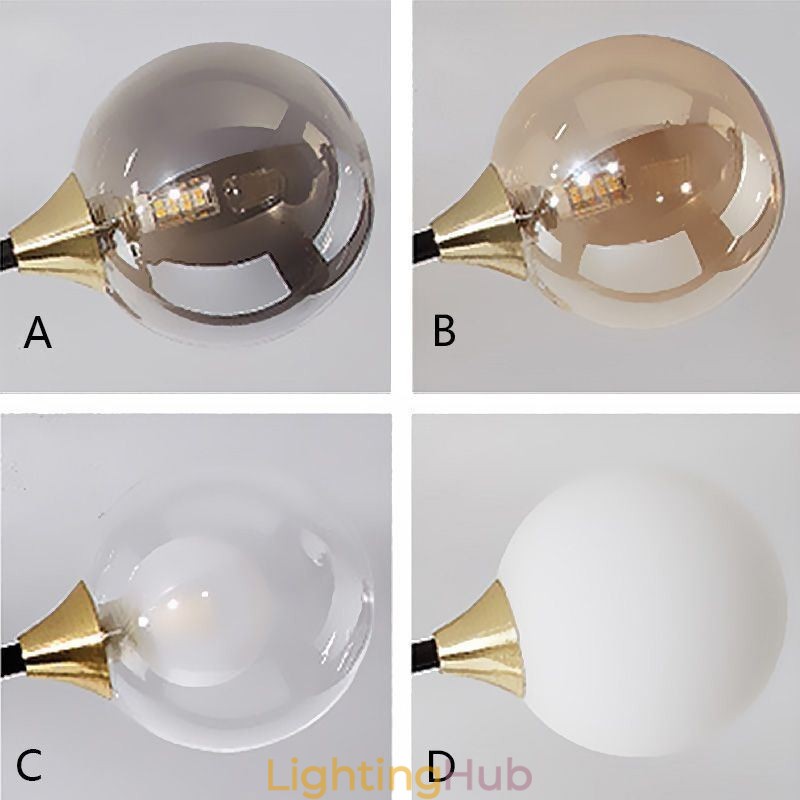 Glass Ball Flush Mount Magic Bean Ceiling Light
