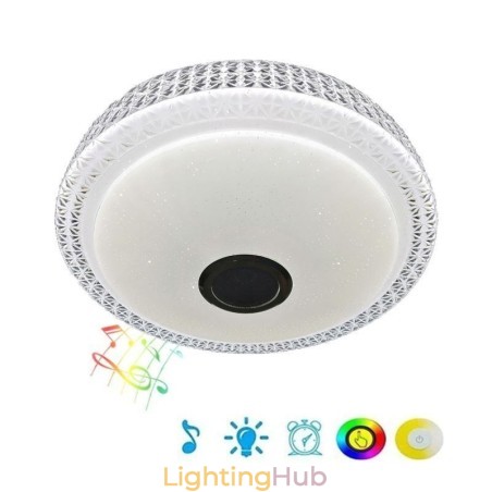Ceiling Light Decorative Lamp Remote APP Control Bluetooth Music Speaker Flush Mount Ceiling Light Decorative Lamp Remote APP Control Bluetooth Music Speaker Flush Mount