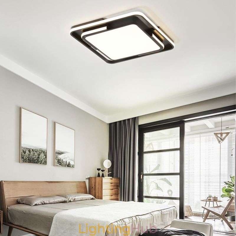 Modern Simple Flush Mount Ceiling Light Square Acrylic Light Fixture