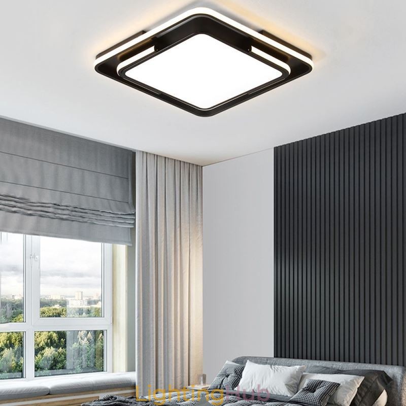 Modern Simple Flush Mount Ceiling Light Square Acrylic Light Fixture