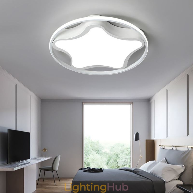 Star Flush Mount Ceiling Light Modern Simple Ceiling Light