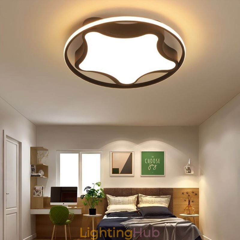 Star Flush Mount Ceiling Light Modern Simple Ceiling Light