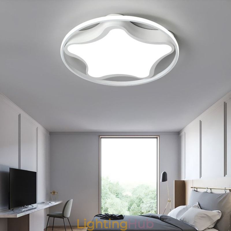 Star Flush Mount Ceiling Light Modern Simple Ceiling Light
