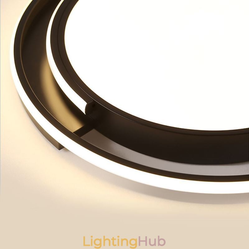 Modern Minimalist Flush Mount Ceiling Light Circular Ceiling Fixture
