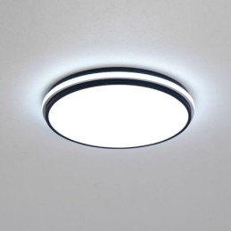 Minimalist Circular Flush Mount Ceiling Light Fixture Modern Acrylic Lighting
