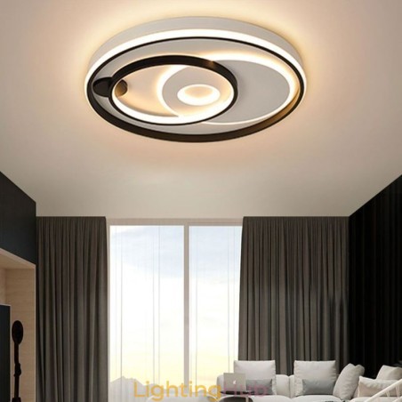Overlapping Round Flush Mount Ceiling Light Modern Acrylic Light Overlapping Round Flush Mount Ceiling Light Modern Acrylic Light