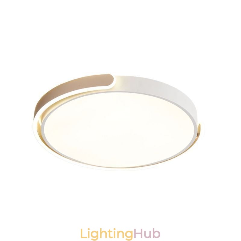 Round Acrylic Flush Mount Ceiling Light Fixture