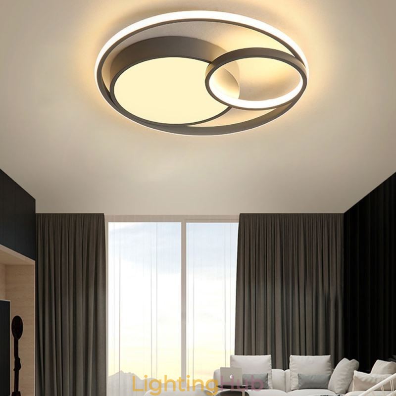 Modern Circular Flush Mount Ceiling Light