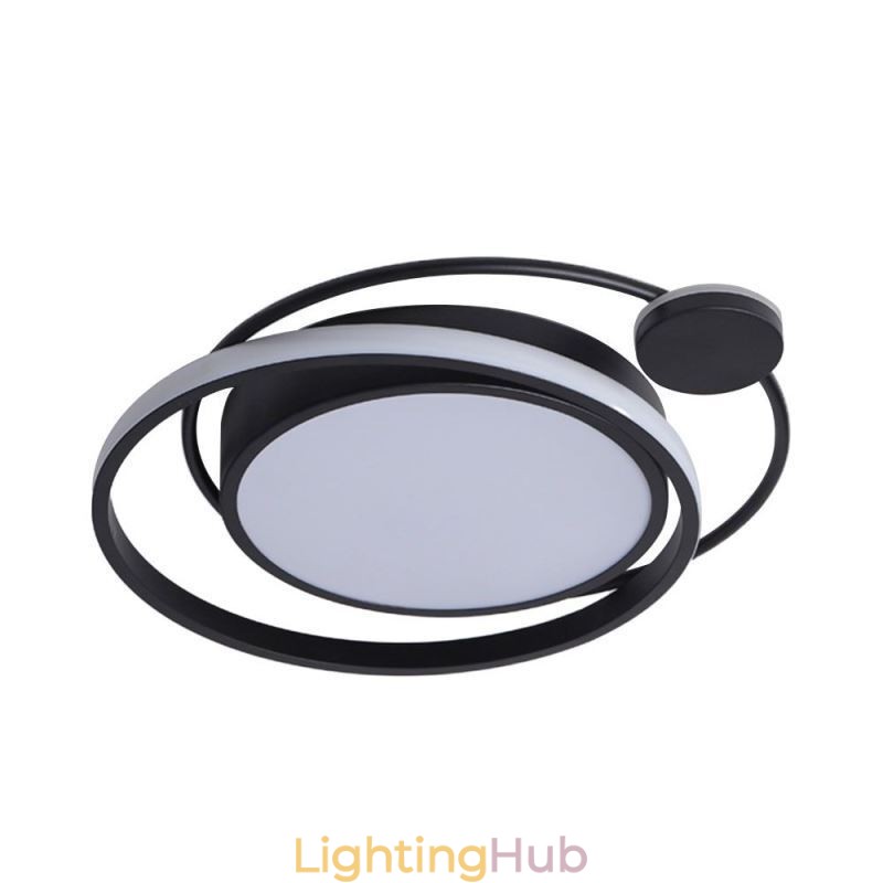 Contemporary Circular Flush Mount Ceiling Light