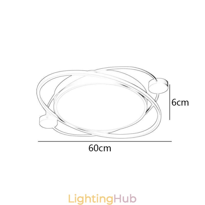 Modern Ceiling Light Planet Flush Mount Ceiling Lamp