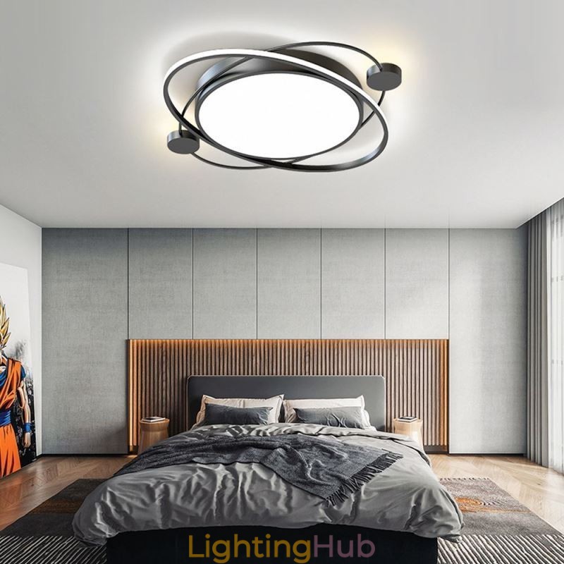 Modern Ceiling Light Planet Flush Mount Ceiling Lamp
