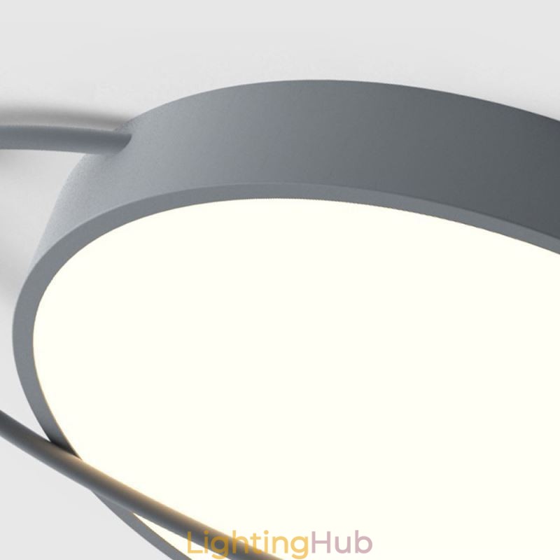 Modern Round Ceiling Light Planet Flush Mount Light Fixture