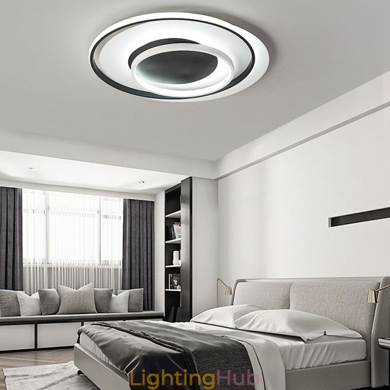 Irregular Round Flush Mount Ceiling Light