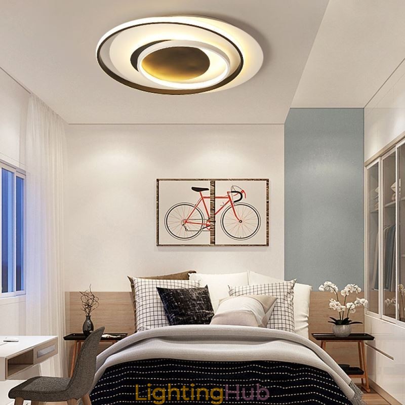 Irregular Round Flush Mount Ceiling Light