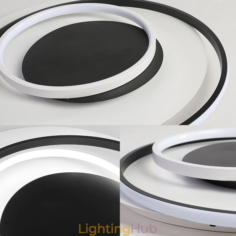 Irregular Round Flush Mount Ceiling Light