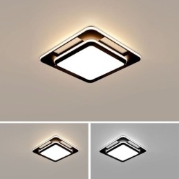 Modern Minimalist Flush Mount Lighting Square Ceiling Light